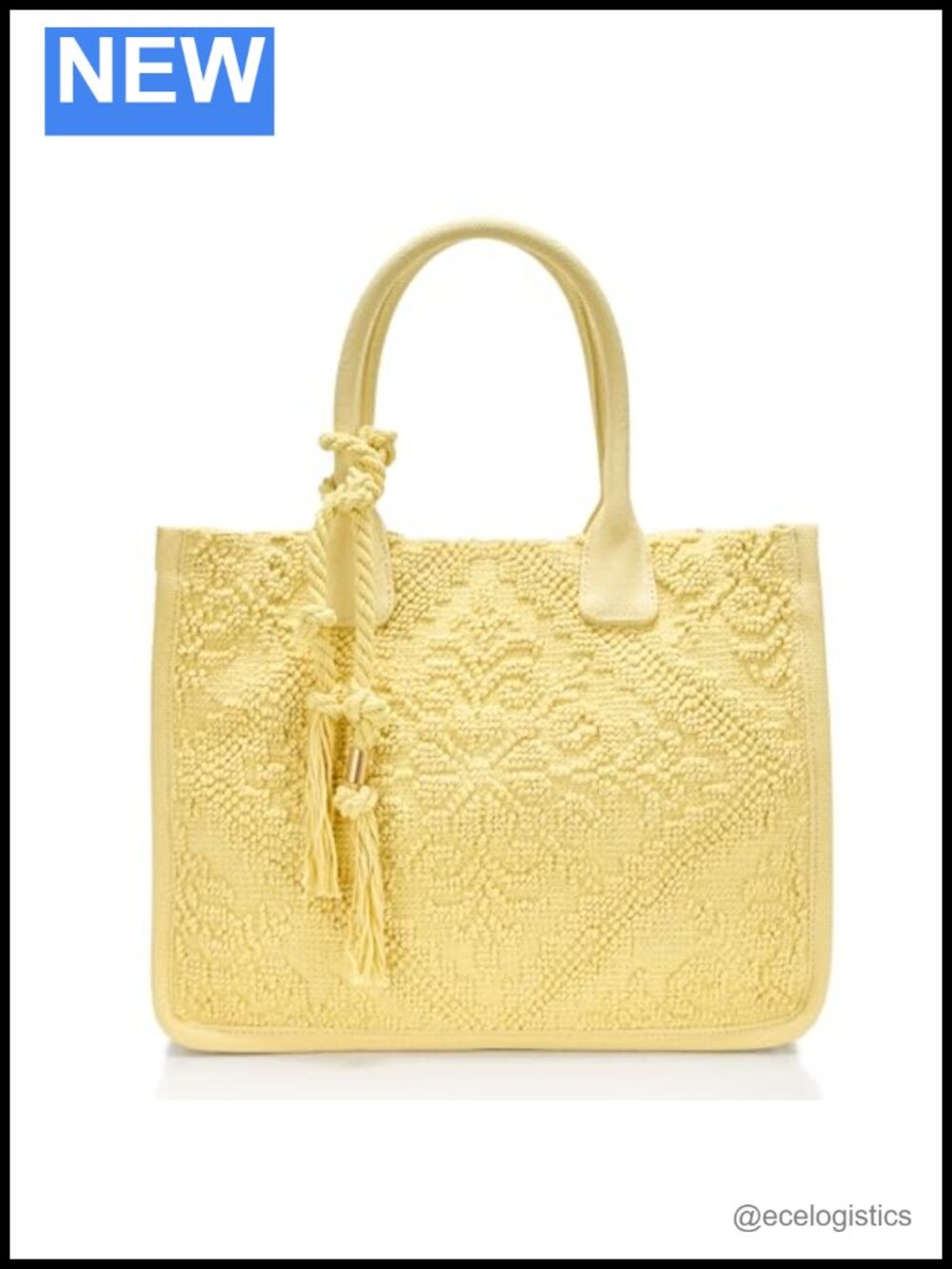 Vince Camuto Canvas Hobo Bag Tote Shoulder Purse